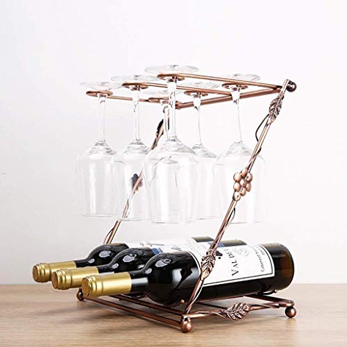 Soporte para botellas de vino de hierro hecho a mano miniatura 4