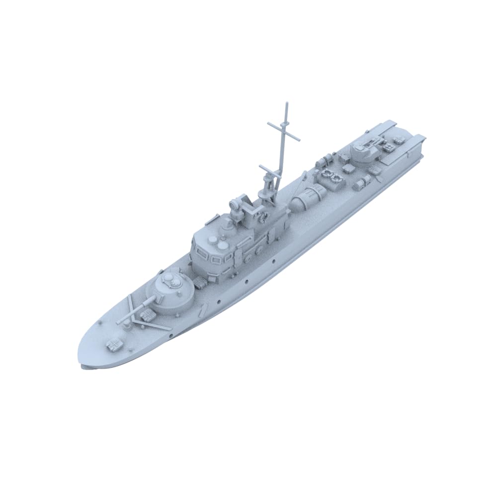 MRY-SFW SSC72769-A 1/72 zestaw do budowy modelu wojskowego sowiecka łódź patrolu granicznego Pr.1204, linia wodna