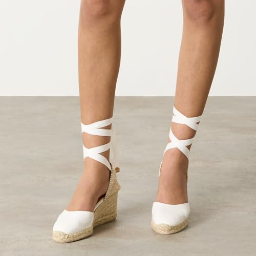 Image of Castaner | Espadrille with Wedge Carina Made in Canvas 7 cm | Woman