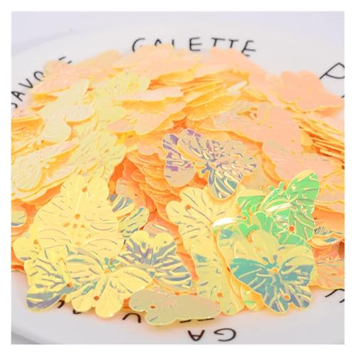 BOSAIYA LP 10 g / saco 23 mm brilho borboleta PVC lantejoulas soltas Paillette costura de costura for decoração de casamento sapato de roupas Caps de sapatos DIY acessório T111