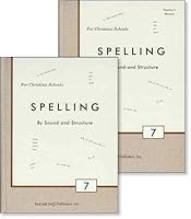 Spelling By Sound and Structure 7 (For Christian Schools) B000MTLXGY Book Cover