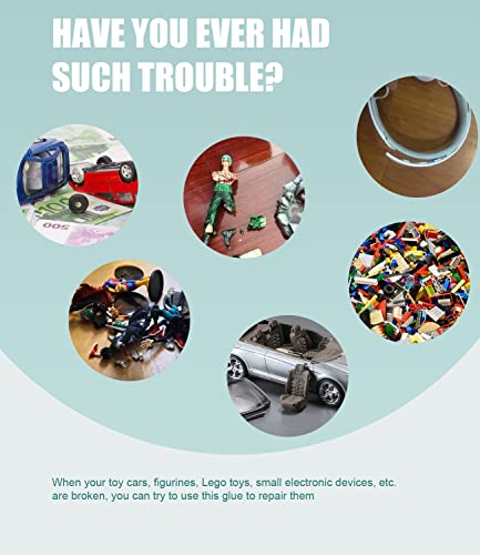 Super Glue for Craft, Instantly Strong Adhesive for Model, Sculpture, Wood, DIY, Scrapbooking, Card Making, Photo, Decor, Crystal, Lego, Gundam, Paper, Doll - Clear, Wrinkle Resistant, Strong Hold - Image 2