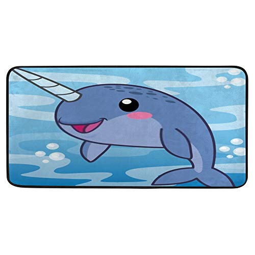 Tapis de cuisine dauphin 39x20" antidérapant et lavable