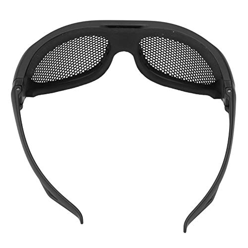 lyrlody Occhiali in Rete di Ferro UV400, Occhiali Tattici Softair, Occhiali di Protezione in Rete Militare per Riprese di Giochi CS Militari Tattici