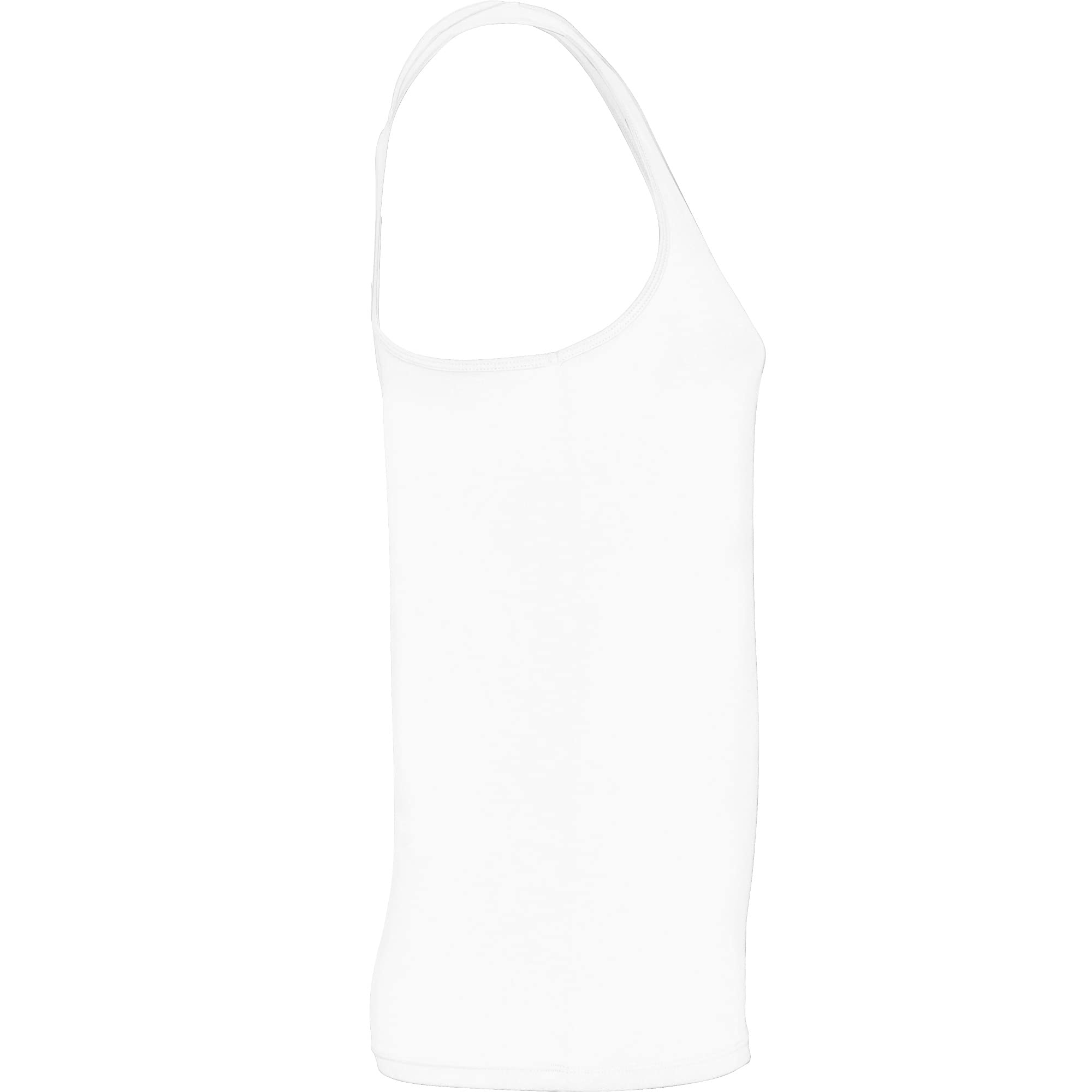 Camiseta Tirantes para niñas Deportistas - Camiseta Interior elástica Entallada Espalda Estilo nadadora, cómoda, Lisa y Suave
