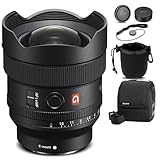 Sony FE 14mm f/1.8 GM Lens (SEL14F18GM) + Lens Pouch + Lens Cap Keeper + Cleaning Kit + More (Renewed)