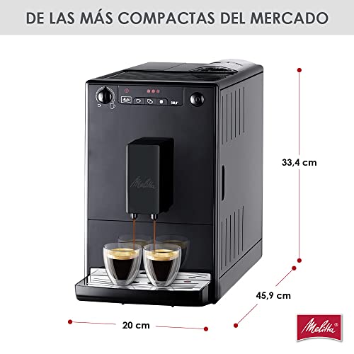 Miniatura 3 de Melitta, Solo E950-222, Cafetera Superautomática Con Molinillo, 15 Bares, Café En Grano Para Espresso, Limpieza Automática, Personalizable, Pure Black