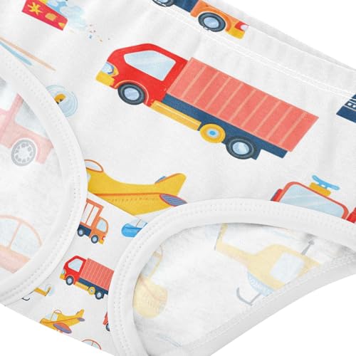 Colorful Vehicles Trucks Toddler Girls's Underwear 2T 202c12594