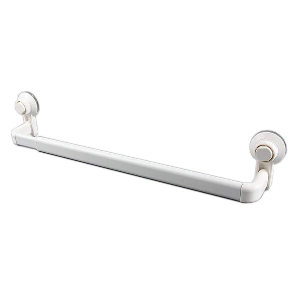 RHYNIL Handdoekenrek, Handdoekenrek Met Plank Witte Handdoekstang Wandgemonteerde Handdoekhouder Met Zwenkarm En Haken Voor Badkamer Keuken Hotel Dubbele Installatie RHYNIL Handdoekenrek, Handdoekenrek Met Plank Witte Handdoekstang Wandgemonteerde Handdoekhouder Met Zwenkarm En Haken Voor Badkamer Keuken Hotel Dubbele Installatie