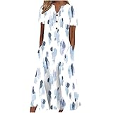 Women's Printed Flowy Long Sleeve Comfortable Dresses Elegant Slim Fit 2023 Fashion Sexy Slip V Neck Long Dress Maxi Quarter Sleeve Dress Plus Size Dress Mini Tie Dye Dress Koopor Plus