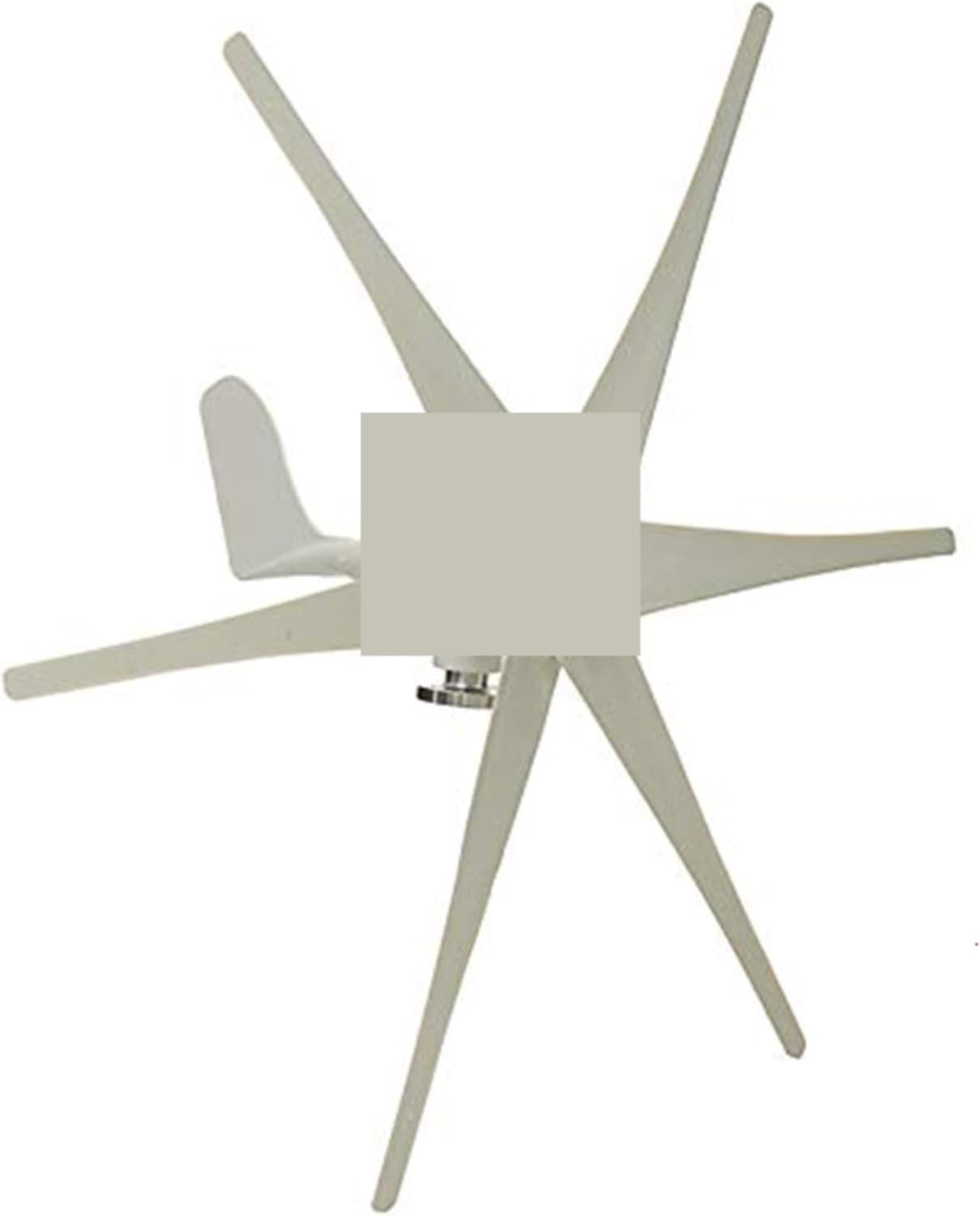 Generatore Eolico Verticale Off-Grid Da 4000 W, Generatore Di Energia Eolica 12 V 24 V 48 V con Regolatore Mppt per Casa E Campeggio (Bianco)