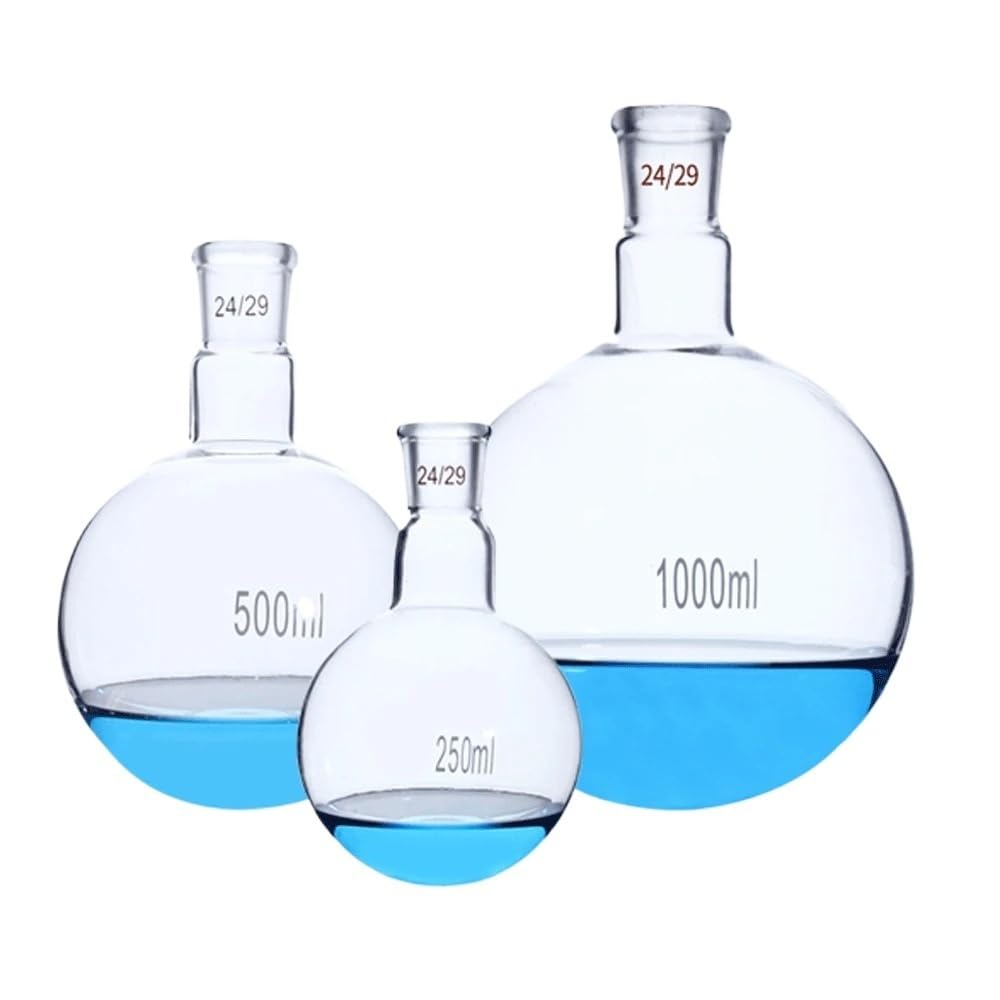 19/26 24/32 29/32 Boca estándar 50 100 150 250 500 1000 2000 ml GG-17 Frasco de vidrio Cristalería Laboratorio Experimento(Color:250ml 24-29)