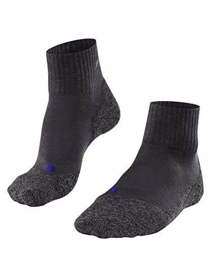 Image of Falke Unisex TK2 Short Cool Comfort Socks Asphalt Melange 39-40 (US Men's 6.5-7.5, Women's 8-9) One Size