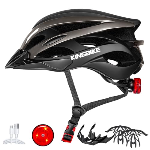 KINGBIKE USB Light Bike Helmet
