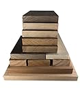 Hardwood Lumber Assortment - Mixed Species - Large Box of Hobby Wood - Perfect Boards - Clear Lumber. NO Scrap, Defects, Knots, and/or End Checks. Lumber Perfect for Odds and Ends.