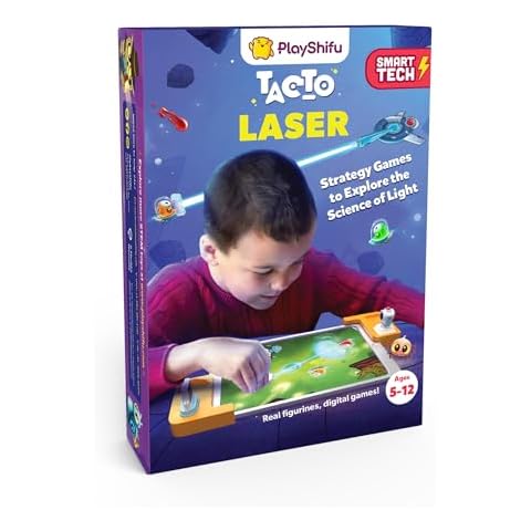 PlayShifu Tacto Laser (Kit + App) : AR Laser Based Educational Birthday Gifts for 4-8 Year Olds | Interactive Science Kit for Kids | Brain Games, STEM Learning | 200+ Puzzles (Device Not Included) Cover