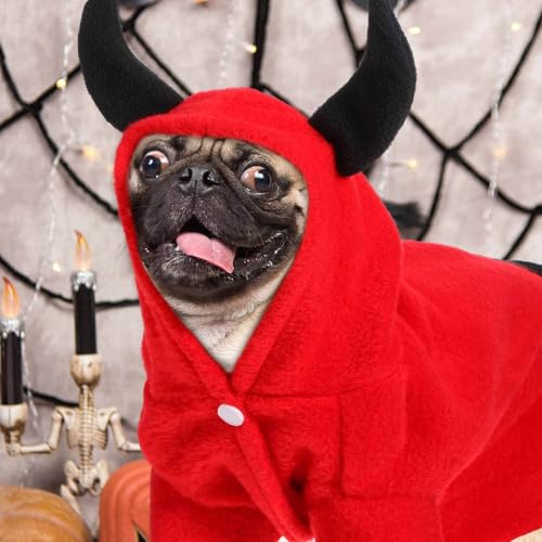 Disfraz Diablo para Perro Talla L Ropa Halloween miniatura 3