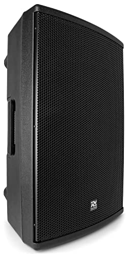 Power Dynamics PD415A Lautsprecher mit Ständer Set 2800 Watt, DSP, Bi-Amp, Bluetooth, XLR, Cinch, 15" PA Lautsprecher mit Ständern, Stereo Lautsprecher Set, PA Anlage, Aktiv Lautsprecherboxen – Bild 3