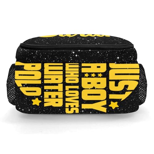 Custom Water Polo Boy Sport Backpack Name Casual Bag Book Pack Daypack for Women Men Camping Hiking Bling Glitter Print4