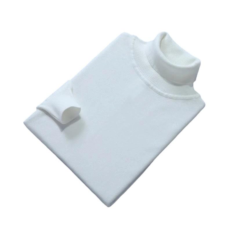 Men Cashmere Sweaters Soft Warm High Neck Knitted Pullover Sweaters