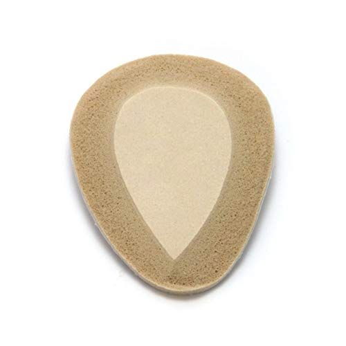 Metatarsal Firm Tan Foam Foot Pad Skived - 1/4" Thick Metatarsal Foot Pads - 6 Pairs (12 Pieces) USA Made