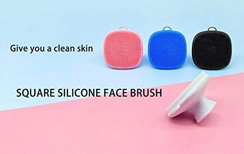 Vista 2 de Cepillo de limpieza facial Cepillo de silicona para lavado facial Manual Impermeable Limpieza Cuidado de la piel Cepillos faciales para limpieza