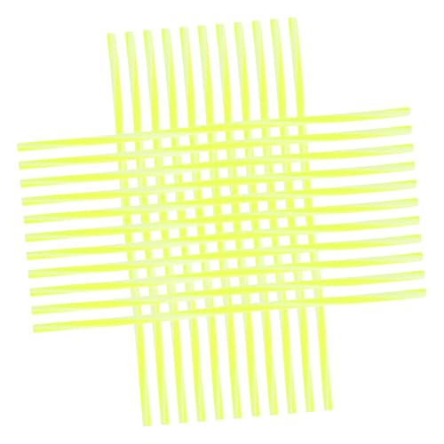 COSMEVIVI Motorcycle Wheel Decor 72pcs Two-tone Spoke Covers for Bike Wheelchair Offroad Protect Enhance Your Wheels