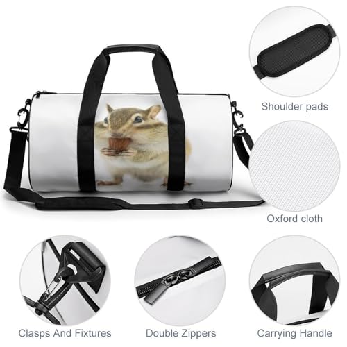 Sac weekend hamster en toile zippée pour sport et loisirs