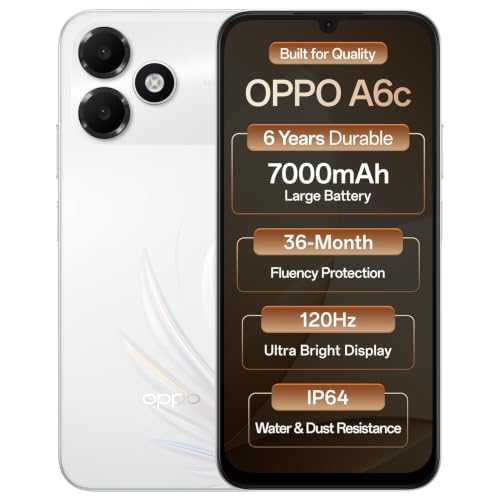 Image of OPPO A6C 4G Smartphone 4GB+64GB White