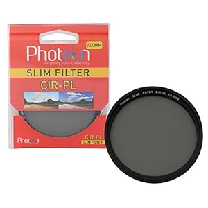 Photron 72.0mm Slim CIR-PL Circular Polarizer Lens Filter (Black)
