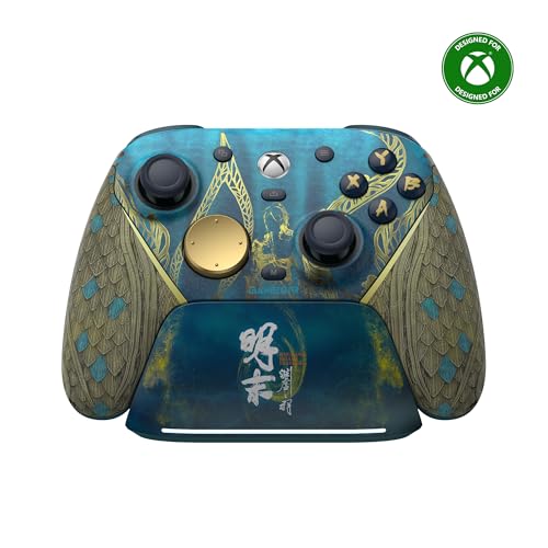 GameSir G7 Pro Mando 1000Hz con Estación de Carga: Xbox Series X|S, Xbox One, Win 10/11 & Android - Joysticks TMR, Gatillos Ajustables & 4 Botones Programables - WUCHANG: Fallen Feathers Edition