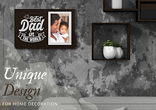 Innobeta Dad Picture Frame For Father - Gift For Fathers Day And Birthday From Daughter- Best Dad Ever 4" X 6" Photo #TOP3