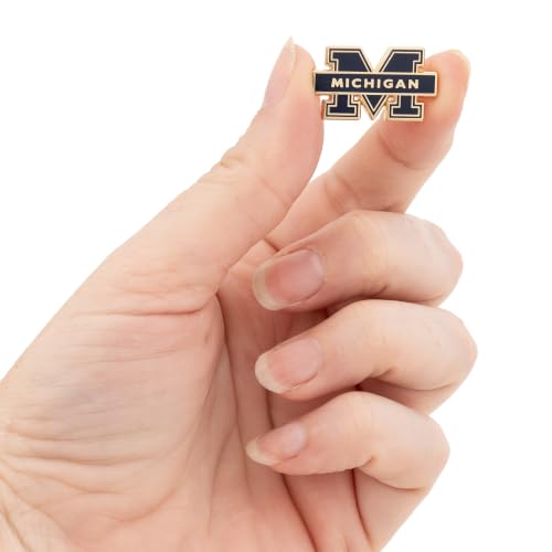 Image of Desert Cactus University of Michigan Magnetic Metal Lapel Pin (E)