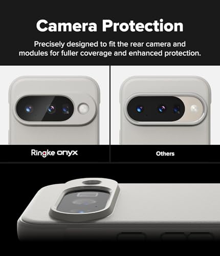 Image of Ringke Onyx Designed for Google Pixel 10 Case [Compatible with Pixelsnap /MagSafe] [Non-Slip] Anti-Fingerprint Slim-Fit Protective Cover with Precise Camera Cutouts - Magnetic Warm Gray