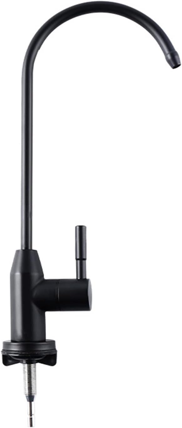 Robinet filtre à eau noir 360 pour éliminer le goût de chlore à la maison