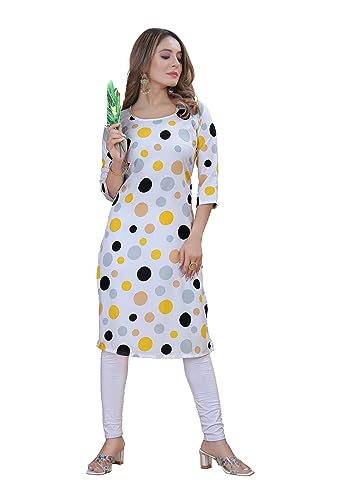 Image of Women's Multicolor Stylish Crepe Kurta||Pack of 2 Kurta||Kurta for Women