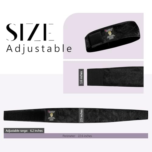 Dreamlover Wig Grip Band, Headband for Keeping Wigs in Place, Black, 2 Pieces - Thumbnail 3
