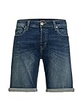 Jeansshorts JACK & JONES Herren JJIRICK JJORIGINAL AGI 005 Jeans-Shorts, Blue Denim, M