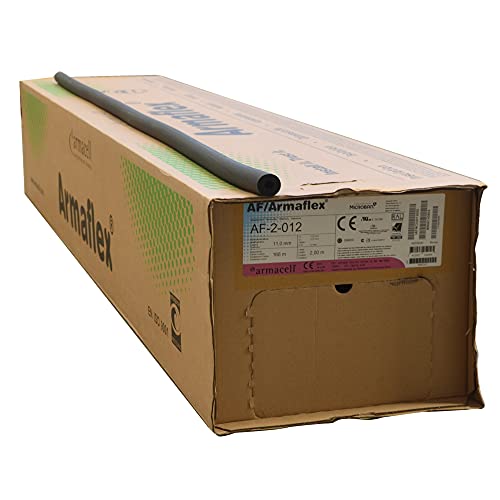 AF/Armaflex® Armacell - Aislamiento de frío de caucho AF2-2 m barra (caucho, tubo de 12 mm x 11,0 mm de grosor aislante)