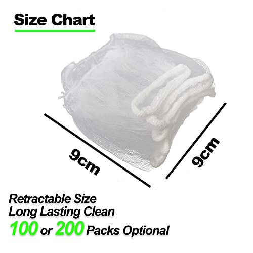 image for Setaria Viridis Disposable Mesh Sink Strainer Bags - 100 Pcs High Elas
