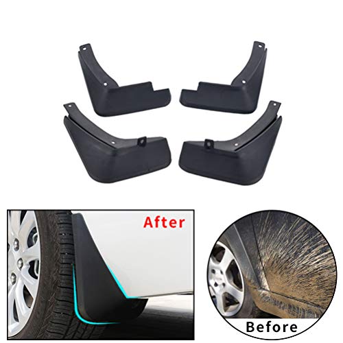 Maiqiken Car Mud Flaps Splash Guards for KIA Rio Sedan 2006-2011,2012-2018 Fender Flares Mudflaps Mudguards Molded Front & Rear Wheel 4Pcs
