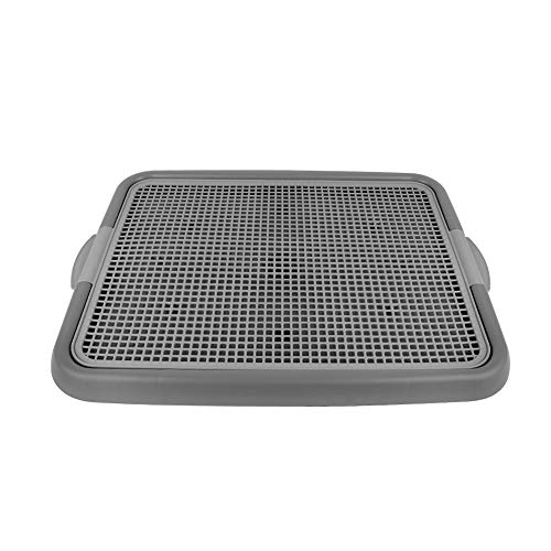 Mesh Training Toilet Potty Tray for Puppy and Small Size Dog 20.3 x 16.3 x 1.2 inch (Gray+Gray) - Image 3