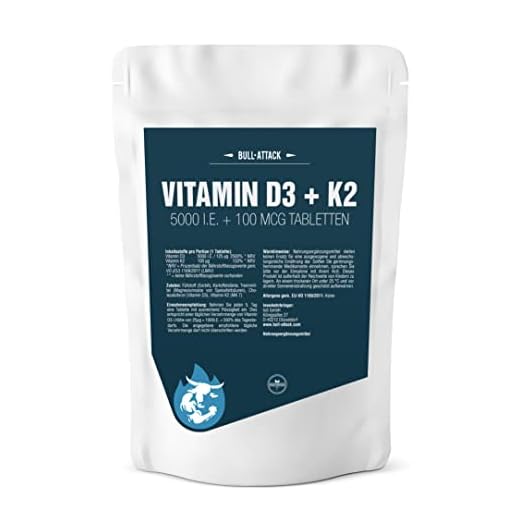 Vitamin D3 + Vitamin K2 (MK7) 500 Depot Tabletter - Högdoserat (Cholecalciferol 5000 I.U + Menacuinone 100mcg) - 500 tabletter för att stödja hud och immunförsvar - En tablett var femte dag.