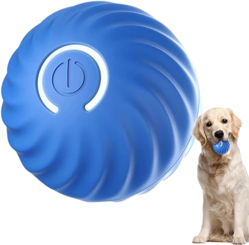 Dog Toy Ball | Rechargeable USB Dog Toy Balls | Dog Rolling Ball with LED Flash Light | Rolling Ball with LED Flash Lights | Interactive Dog Toys Dog Ball | Automatic Rolling Ball Toys for Dog Lovers