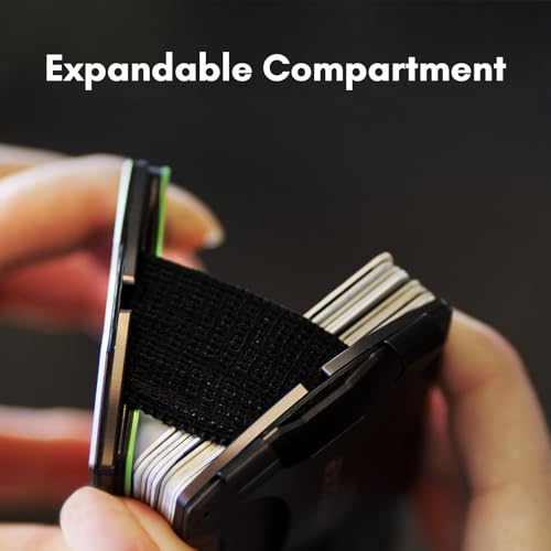 Image of Extremus Men's Wallet, Slim Tactical Wallet with Money Clip, RFID Blocking, Blue