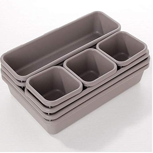 F Fityle 8 Organizador De Gaveta De Bloqueio Multifuncional Bandeja Caixa De Armazenamento De Caso D