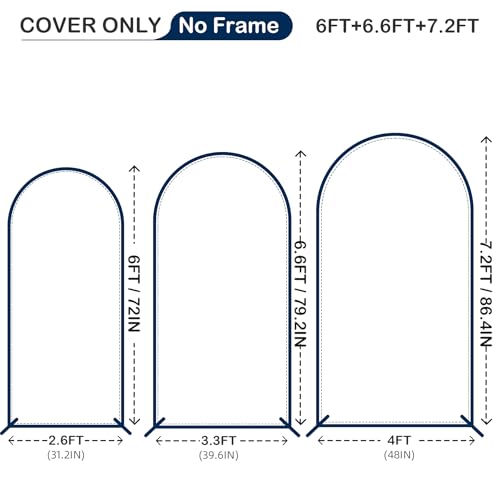 Cubiertas Decorativas para Arcos de 6 a 7.2 ft, Set 3 miniatura 4