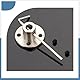 MEXRUMI 2 Stück Flanschkupplung Zubehhr Für Starre Führungs Stahl Modell Kupplungen Wellen Achs Anschlüsse Motorführung Wellenkupplung Mit 4Pcs Stellschraube Und 1Pc M4 Schlüssel
