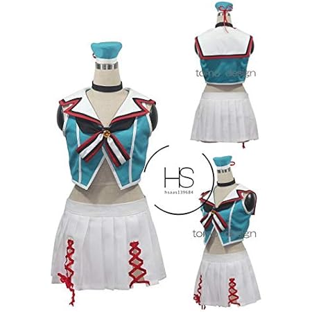 Amazon 艦隊これくしょん 艦これ 摩耶改二 鳥海 改二 コスプレ衣装 全セット 靴 ウィッグ追加可 コスプレ 仮装 通販