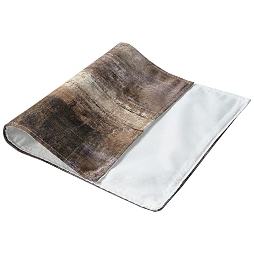 Ailuer Brown And Grey Placemats, Modern Abstract Art Placemats Set Of 4, Heat Resistant Non-Slip Artwork Dining Placemats, Washable Place Mats For Home Kitchen thumb #2